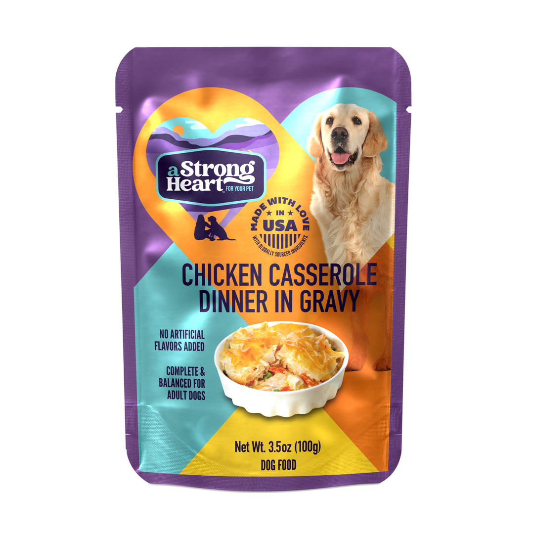 A Strong Heart - 3.5oz Chicken Casserole Dinner In Gravy