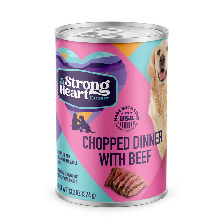 A Strong Heart – 13.2oz Chopped Dinner With Beef