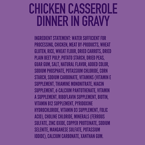 A Strong Heart - 3.5oz Chicken Casserole Dinner In Gravy