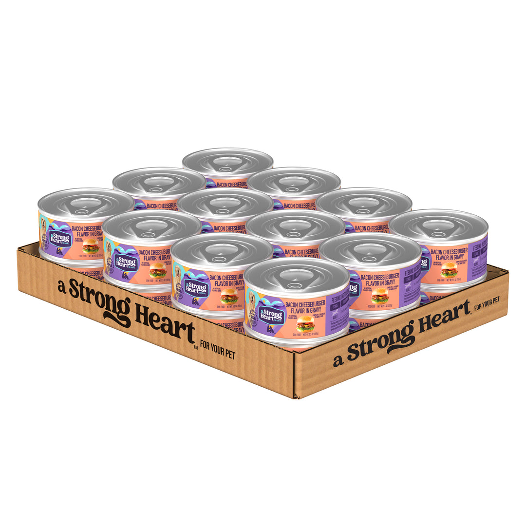 A Strong Heart - 5.5oz Pet Bacon Cheeseburger Flavor in Gravy